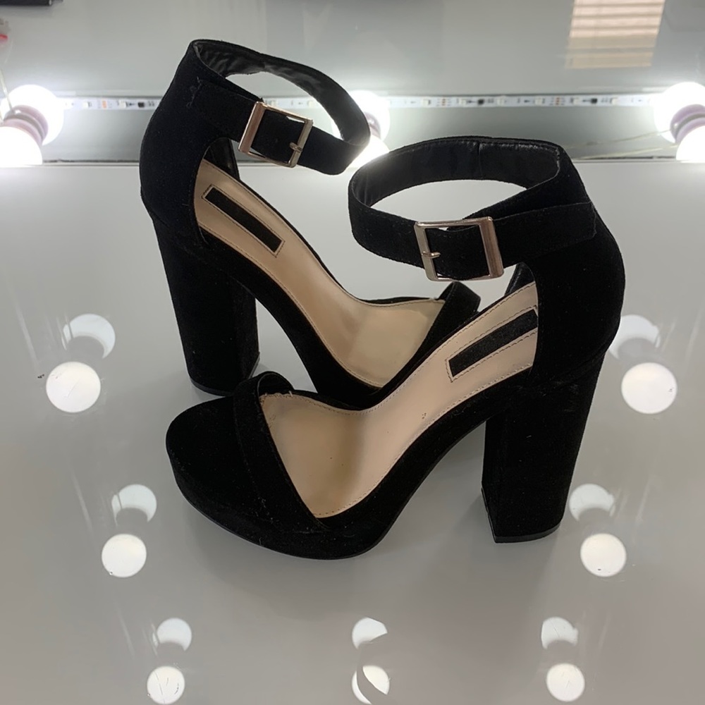 Black heels